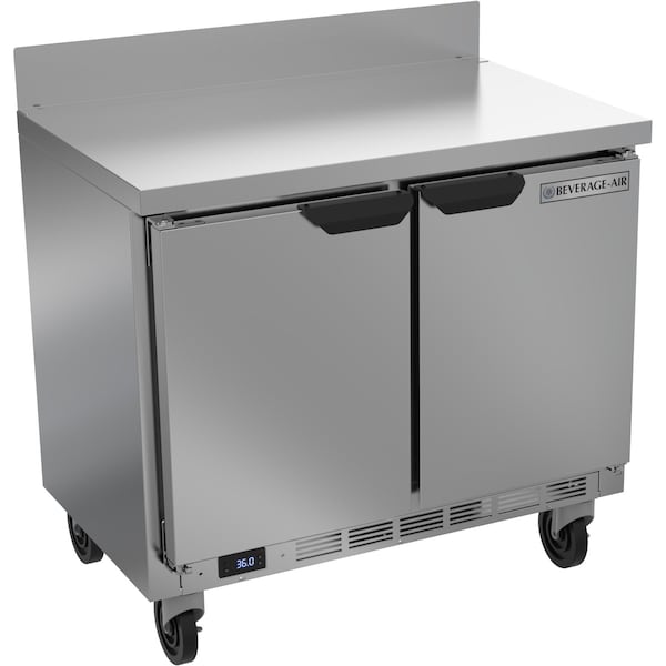 Refrigerator, Worktop Style, Two Section, 34" W, 8.88 cu ft.